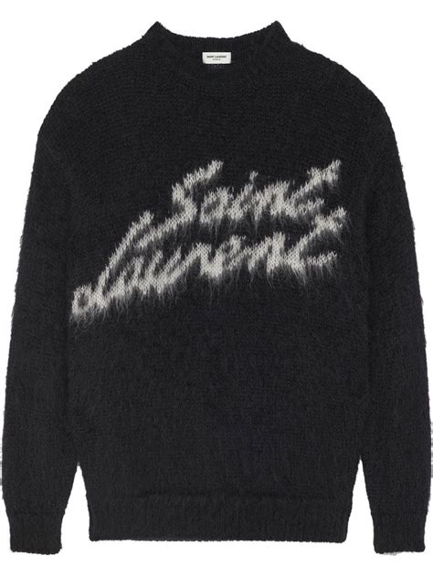 yves saint laurent knit sweater|yves saint laurent hoodies sweatshirts.